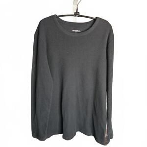 Goodfellow & Co Black Long Sleeve Thermal Shirt